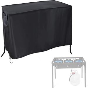 Outdoor Camping Stove Cover Fit for Goplus / for BESTFIRE 3 Burner Propane Gas Cooker, Waterproof Propane Burner Stove Cover, for Camp Paito RV -(35x19x30 inch)