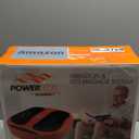 Power Legs Electric Foot Massager Machine with Remote Control, Adjustable Speed, Vibration - Calf Massager - Feet Massager for Neuropathy Pain Relief, Plantar Fasciitis, Leg Blood Circulation (Orange)