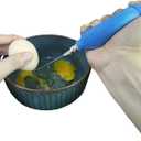 Easy Egg Blower Empty Egg Tools One Hole Egg Pump and Drill Easter Egg Maker Supplies Ukrainian Egg Decorating Kit Blue