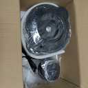 Ganiza Food Processor, 2-Speed Food Chopper Meat Grinder with 8 Cup Stainless Steel & 8 Cup Glass Bowls, Upgraded Button & Smart Overheat Protection Light - Includes Clean Brush, 2 Sets of Blades (Silver)