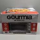 Gourmia GTF7350 6-in-1 Multi-function, Stainless Steel Air Fryer Oven - 6 Cooking Functions - Fry Basket, Oven Rack, Baking Pan & Crumb Tray, (Silver)
