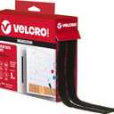 VELCRO Brand Sticky Back Tape for Organization, 15' x 3/4", Black, (90081)