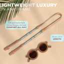 Beaded Glasses Strap - Handmade Multi-Colored Beaded Sunglasses Strap - Cute & Sturdy Eye Glasses Holders Around Neck