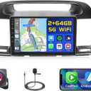 2+64GB Radio for Toyota Camry Car Stereo 2000-2006 Android Car Stereo with Wireless Carplay Android Auto, 9'' Touch Screen Radio GPS WiFi, Bluetooth SWC Mic Backup Camera Mirror Link