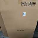 JEAWA Large Framed Canvas Painting - 24x48 IN Watercolor Landscape Wall Decor, Country Picture with Wooden House and Green Trees, Cow Art Prints for Bedroom Living Room Home Decoration