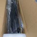 Frameless RV Window, 24" W x 15" H Tinted RV Window with Net Screen and Trim Ring, Suitable for 1-1/2" or 1-7/8" Walls, DOT Approved