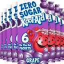 Kool-Aid Sugar-Free Grape On-The-Go Powdered Drink Mix 6 Count (Pack of 8) By 01 JUL 2027