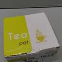 HIWARE 1000ml Glass Teapot with Removable Infuser, Stovetop Safe Tea Kettle, Blooming and Loose Leaf Tea Maker Set (33 oz)