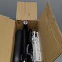 2 Step Stool with Handle for Elderly Heavy Duty Bed Steps for High Beds for Adults Two Step Stools for Seniors with Adjustable Handrail Non-Skid Platform LED Light Foot Stool for Kitchen Room (Black)