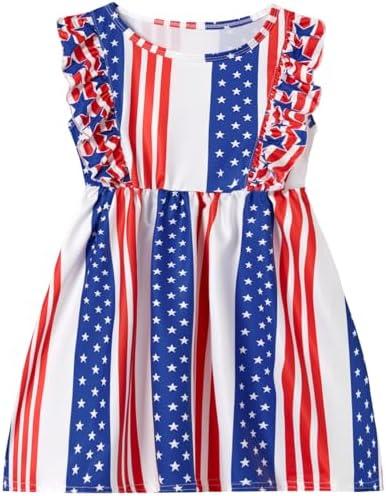 Csbks Toddler Baby Girls' Cotton-Linen Sundress with Ruffle Halter Sleeveless and Swing Dress 90
