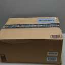 Machine Washable Rugs for Living Room: 6x9 Area Rugs for Bedroom Vintage Stain Resistant Non Slip Low Pile Lightweight Boho Carpet for Kitchen Dining Room Farmhouse Kids Room Nursery (Brown and Grey)