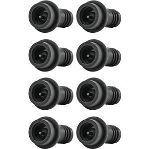 WOTOR Stoppers Vacuum, Saver, Pump Vacuum Stoppers, Preserver, Reusable Bottle Sealer Keeps Fresh (Black, 8 Pieces) WOTOR Stoppers Vacuum, Saver, Pump Vacuum Stoppers, Preserver, Reusable Bottle Sealer Keeps Fresh (Black, 8 Pieces)