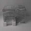 mDesign Plastic Stackable Bathroom Storage Organizer Bin with Pull Out Drawer for Cabinet, Vanity, Shelf, Cupboard, Cabinet, or Closet Organization - Lumiere Collection - 8 Pack - Clear