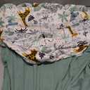 Yoofoss Baby Crib Sheets for Boys Girls, Fitted Crib Sheet 2 Pack for Standard Crib and Toddler Mattress, Super Soft Microfiber Baby Sheet 28x52x8in Green + Giraffe