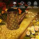 Solar Watering Can with Lights,Solar Outdoor Garden Decor Waterproof Large Hanging Lantern Landscape Lights Outside Decorations for Yard Clearance Porch Patio Pathway Gardening Gift
