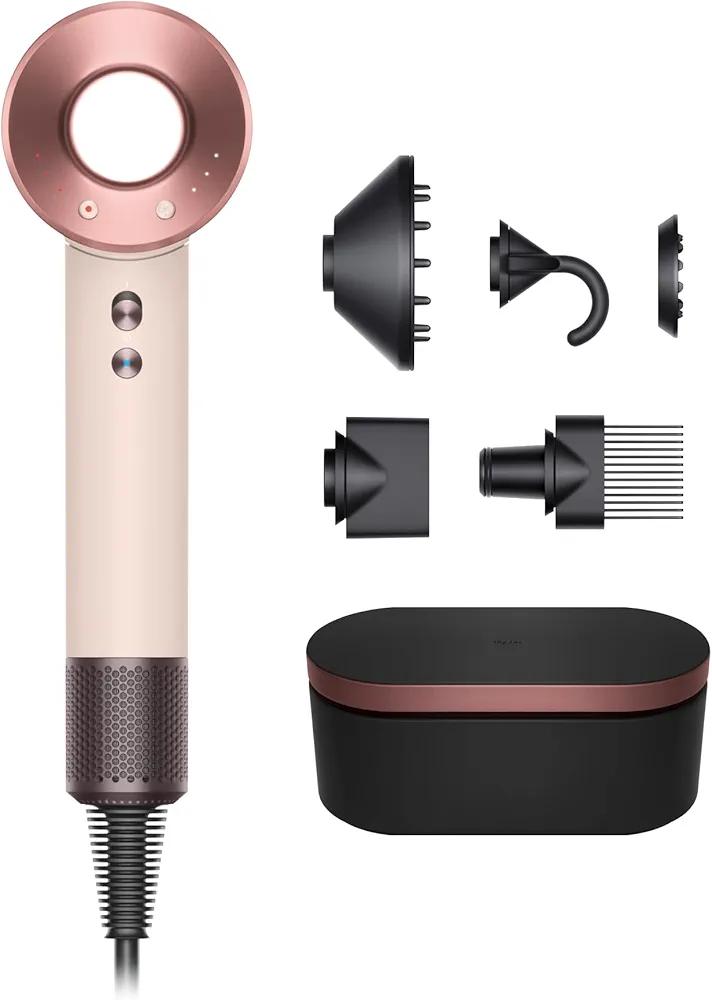 Dyson Limited-Edition Ceramic Pink & Rose Gold Supersonic™ Hair Dryer with Onyx & Rose Presentation Case