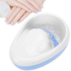 Nail Bubble Bowl,Electric Bubble Nail Soaking Bowl, Electric Nail Polish Remover Bowl Soak Off Hand SPA DIY Nail Art Manicure Tools for Removing Nail Polish, Dust(US)
