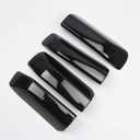 HIGH FLYING Black Roof Rails Rack Leg Cover End Cap Protection Cover Shell for Toyota 4Runner N280 2010-2024