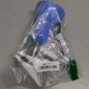 RONG&LAN Clip lamp,360 Rotation Clip on Lamp Portable Book Reading Light,Clamp on Desk/Table/Bunk Bed/Cupboard Home Lighting, (Desk lamp,Seven Colors for Your Choice) (Blue)