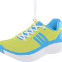 Running Shoes Christmas Ornaments for Christmas Tree Decorations 2025 - Blue Running Shoes Personalized Ornament - Hanging Decorative Hand Painted Ornament (CUSTOMIZE IT Yourself)