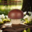 You are My Sunshine Music Box, Wood Engraved Vintage Cute Mushroom Wind Up Musical Gifts for Boyfriend Him Woman Husband Girlfriend Birthday Anniversary Christmas Valentine's Day