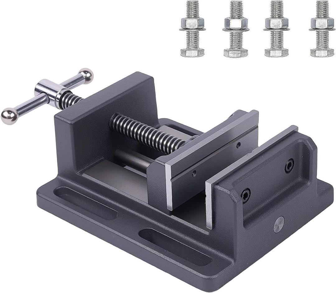 Precision Drill Press Vise, 4" Heavy Duty Drill Press Vice