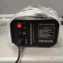 1200W Fog Machine with RGB 6LEDs Lighting Smoke Haze Generator Stage Effect Equipment for Play Theater Professional Stage Home Entertainment Halloween Party DJ Nightclub Wedding (Black)