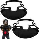 Janmercy 2 Pcs Winter Football Hand Warmer Pouch Hand Muff Football Warming Pouch Tactical Handwarmer for Outdoor Sports Gifts Accessories (Youth, Black)