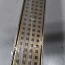 48" Linear Shower Drain, Brushed Gold 304 Stainless Steel
304 Stainless Steel, Rectangle Shower Floor Drain with Hair Strainer & Leveling Feet, Suitable for Bathroom, Balcony and More