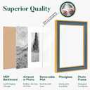 20x20 Frame, Wide Border and Antique Gold Trim Frame