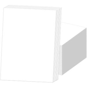 White Cardstock 8.5 x 11, White Cardstock Printer Paper 80lb 100 Sheets, GIGYES Copy Paper for Printer, Watercolor Drawing, Certificate, Invitations