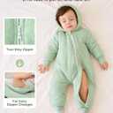 Unnivoll Baby Winter Clothes Cotton Baby Snowsuit for Boys Girls Long Sleeve Hooded Romper Newborn Jumpsuit Outfits