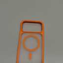 TORRAS Stronger Magnetic & Shockproof for iPhone 17 Pro Max Case, Fit for MagSafe, Military Grade Drop Protection, Camera Control, DIY Button, Slim for iPhone 17 Pro Max Case Translucent Orange