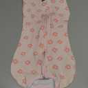 SwaddleMe by Ingenuity Compression Baby Swaddle Pod, Two-Way Zipper for Easy Diaper Changes, Improves Sleep & Calms Startle Reflex, 0-2 Months, 1.0 TOG, 1-Pack - Flower Confetti