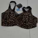 Gailife Smooth Wireless Bras for Women No Underwire Comfort Seamless Supportive Bra Raceback Push Up Bralettes Full Coverage (Medium, Desert-leopard)