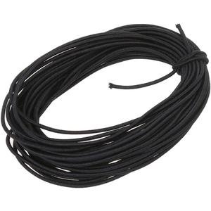 2 MM Heavy Round Elastic Cord, 10 Yards (Black)