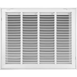 Howeall 20"W x 16"H [Duct Opening Size] Steel Return Air Filter Grille - Removable Face/Door for 1 inch Filters -HVAC Vent Cover Grill - White [Outer Dimensions: 22 5/8"W X 18 5/8"H]