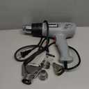 Heat Gun, Variable Temperature Settings 572~932 (300-500), Heat Hot Air Gun Overload Protection with 4 Nozzles for Shrinking Wrap, Crafting, Paint Removing, Epoxy Resin (Gray)