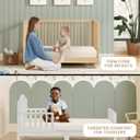 Delta Children CleanEarth Certified Organic Crib and Toddler Mattress – GOTS Certified, Non-Toxic Breathable Baby Mattress - Regulates Temperature, 52"L x 28"W x 5.25"Th