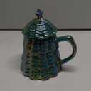 15oz Christmas Tree Mug with Lid Cute Ceramic Xmas Tree Coffee Mug Adorable Festive Ceramic Coffee Cup Winter Xmas Holiday Birthday Tabletop Drinkware Teacup Gifts for Adults Kids Women