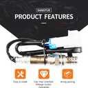 4X Oxygen Sensor for 2003 2004 2005 Chevrolet Chevy Suburban 1500 Silverado 1500 Escalade Tahoe Sierra 1500 Yukon XL 1500 5.3L Upstream + Downstream