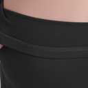 V VOCNI Maternity Fleece Lined Joggers Pants Thermal Sweatpants Pockets Running Lounge Workout Pregnancy Pants Black X-Large (Black, XL)