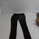 Warm Translucent Fleece Lined Tights for Women, Large