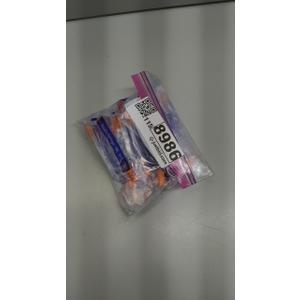 U-100 1ml Syringes 1cc 31G 5/16 Inch 8mm - Disposable Individually Sealed, Box of 100