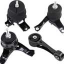 4-Piece Engine Motor and Transmission Mount Kit Compatible with 2011 2012 2013 2014 Sienna 3.5L V6 AWDReplaces# A4288 A42017HY A62036HY A62045
