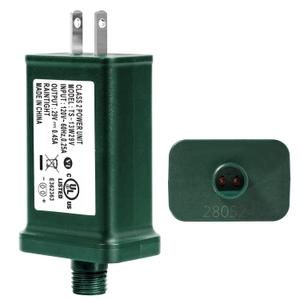 TS-13W29V LED Power Supply,UL Certification LED Transformer Replacement Class 2 Power Supply,IP44 Low Voltage Transformer US Christmas Tree Plug Adapter for Led String Lights