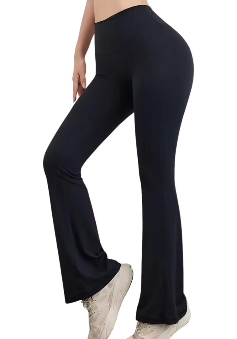 Full Lycra Sports Pants for Yoga Size Small Black S