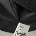 Mens Trench Coat Double Breasted Long Jacket Casual Windbreaker Notched Lapel Belted Overcoat, Size XL, Black