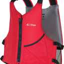 ONYX Unversal Paddle, Kayak, SUP, Boating CGA Approved Adult Life Vest (Universal, Red)