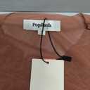 Popilush Long Sleeve Body Suits Wpomens Tummy Control Mesh Shapewear Corset Bodysuit Sheer Going Out Tops Fall Outfits Brown S